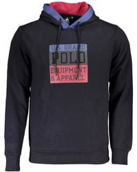 U.S. Grand - Logo-Print Hoodie - Lyst