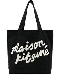 Maison Kitsuné - Maison Kitsune Handwriting Tote - Lyst