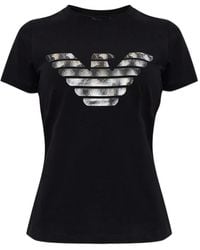 Emporio Armani - Eagle Logo T-Shirt - Lyst