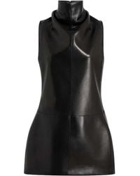 KHAITE - Daria Minikleid mit Stehkragen - Lyst