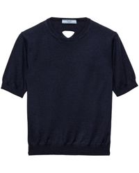 Prada - Wool T-Shirt - Lyst