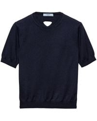 Prada - Wool T-Shirt - Lyst