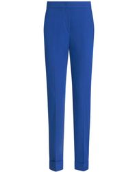 Etro - Cropped Stretch-cotton Trousers - Lyst