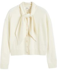 Chinti & Parker - Tie-Neck Button-Up Cardigan - Lyst