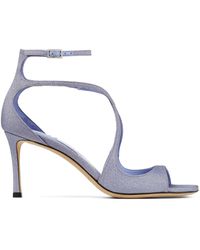 Jimmy Choo - 75mm Azia Strappy Leather Sandals - Lyst