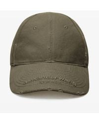 Alexander Wang - Logo-Embroidered Distressed Baseball Cap - Lyst