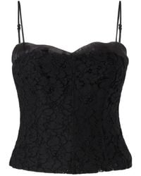 Pinko - Lace-Detail Top - Lyst