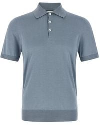 Brunello Cucinelli - Classic Polo With Button Detail - Lyst