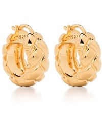 Missoma - X Lucy Williams Waffle Hoop Earrings - Lyst