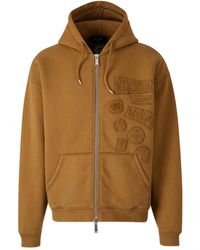 DSquared² - Logo-Patch Zip-Up Hoodie - Lyst