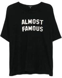 R13 - Slogan-Print T-Shirt - Lyst