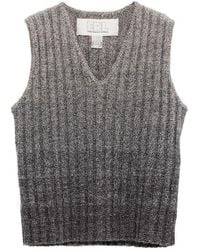 ERL - V-Neck Ribbed Top - Lyst
