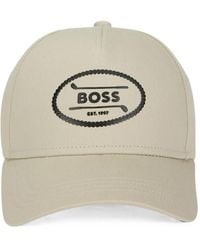 BOSS - Logo-Patch Baseball Cap - Lyst