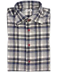 Kiton - Check-Print Button-Down Shirt - Lyst