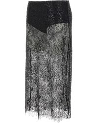 Herskind - Falda midi Risa con lentejuelas - Lyst