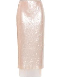 V:PM ATELIER - Citrus Sequinned Pencil Skirt - Lyst