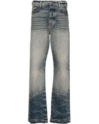 Amiri - Straight Leg Faded Jeans - Men's - Cotton - Lyst