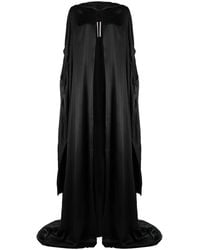 Rick Owens - Hooded Silk-Satin Gown - Lyst