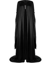 Rick Owens - Hooded Silk-Satin Gown - Lyst