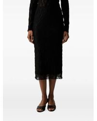 Twinset - Lace-Overlay Midi Skirt - Lyst