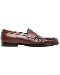 SCAROSSO - Fred Leather Loafers - Lyst