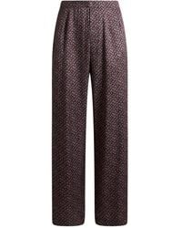 Etro - Micro Paisley Motif Trousers - Lyst
