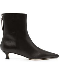 Aeyde - Zoe Pointed-Toe Kitten-Heel Boots - Lyst