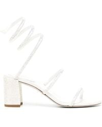 Rene Caovilla - Cleo 80Mm Crystal-Embellished Sandals - Lyst