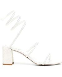 Rene Caovilla - Cleo 80Mm Crystal-Embellished Sandals - Lyst
