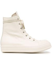 White Rick Owens Sneakers for Men | Lyst
