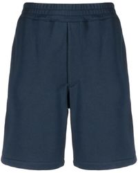 McQueen - Logo-Tape Track Shorts - Lyst