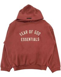 Fear Of God - Logo-Print Hoodie - Lyst