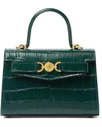 Versace - Medusa 95' Small Croc-Effect Top-Handle Bag - Lyst