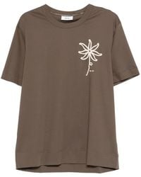 NN07 - Floral-Motif T-Shirt - Lyst