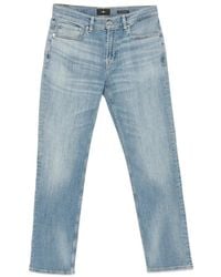 7 For All Mankind - Five-Pocket Straight-Leg Jeans - Lyst