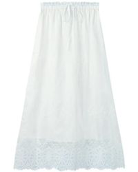 House Of Sunny - Blossom Lace-Trim A-Line Maxi Skirt - Lyst