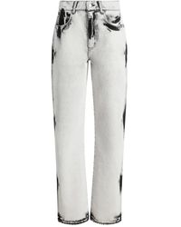 Proenza Schouler - Bleached-Effect Straight-Leg Jeans - Lyst