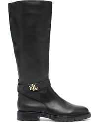 Ralph Lauren - Tumbled レザーブーツ - Lyst