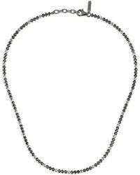 Desmo - Collier Crystal 3 À Perles - Lyst