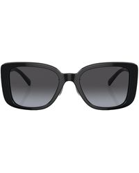 COACH - Logo-plaque Square-frame Sunglasses - Lyst