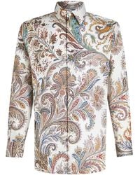 Etro - Hemd Mit Paisley-Print - Lyst