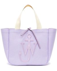 JW Anderson - Logo-patch Canvas Tote Bag - Lyst