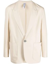 Hevò - Blazer Met Enkele Rij Knopen - Lyst