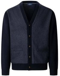 Hackett - V-Neck Cardigan - Lyst