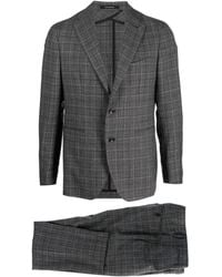 Tagliatore - Plaid-check Pattern Single-breasted Suit - Lyst