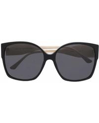 Jimmy Choo - Noemis Oversize-Frame Sunglasses - Lyst