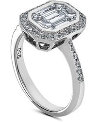 Jewels Aficionado - Anillo en oro blanco de 18 ct con diamantes - Lyst