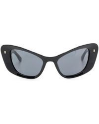 DSquared² - Cat-Eye-Sonnenbrille mit Logo - Lyst