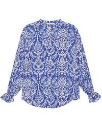 Maliparmi - Chemise Ikat À Volants - Lyst