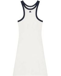 Courreges - Katoenen Scuba Jurk - Lyst